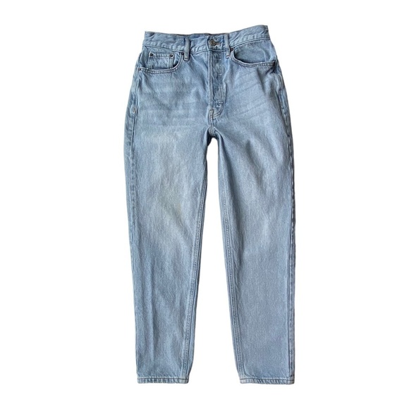 PacSun Jeans Size 26 Ultra High Rise Slim Button Fly 100% Cotton Light Wash - Picture 1 of 13